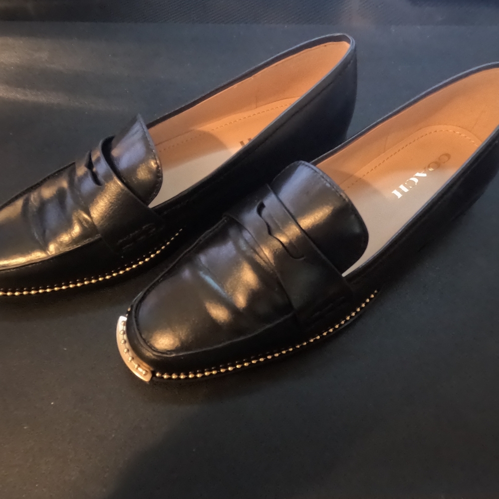 Coach penny loafers black US 9B l EUR 39.5 "Nelli"